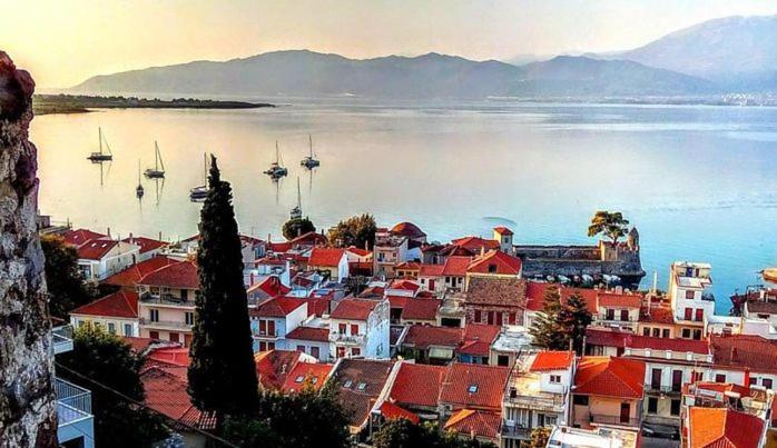 Gasthaus Sideroporta Castle Nafpaktos Exterior foto